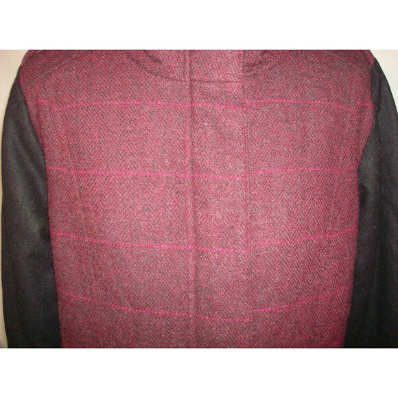 New NWT Prana Warm Red Black Insulated Womens M Jacket Coat Zip Long Convertible - Picture 9 of 12